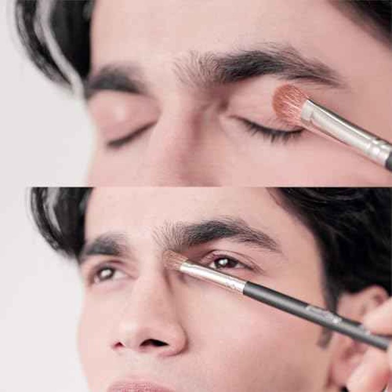 Bueart Design PRO GRADE Natural Hair Eyeshadow Makeup Brush Set,Professional 16Pcs Contour Concealer EyeShadow Eyeliner Brush with Premium Quality for Flawless Eye Makeup Application