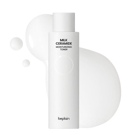 beplain Milk Ceramide Moisturizing Toner | 5-Multi Ceramide Complex for Skin Barrier | Deep Hydration & Soothing with CICA | Gentle Milky Toner for Sensitive Skin | Korean Skincare | 5.07 fl.oz