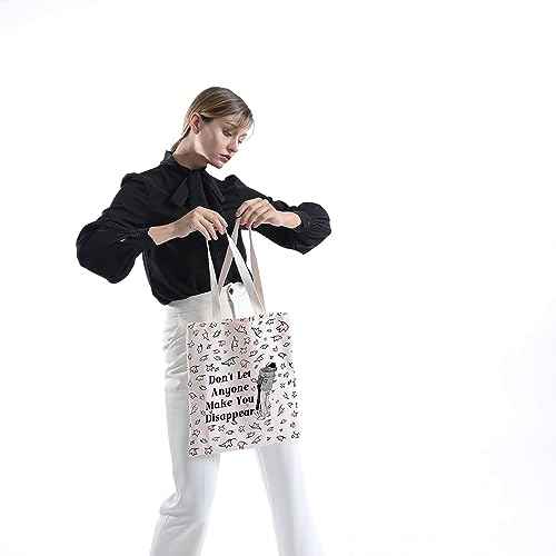 FOTAP LGBTQ Gift Hi Leaves Tote Bag Spotify Inspired Gift Nick and Charlie Gifts BL Boys Love Gifts (Disappear Tote)