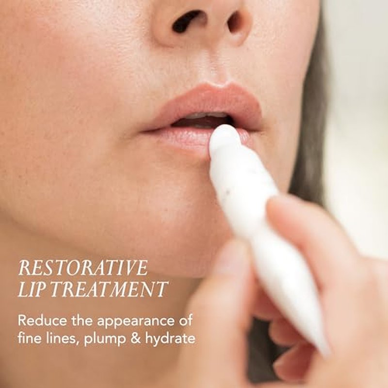 Kat Burki Rose Hip Seed Lip Treatment with Hyaluronic Acid & Retinol, Glossy Moisturizing Balm Reduces the Appearance of Fine Lines, Plumps & Hydrates, 0.5 Fl Oz