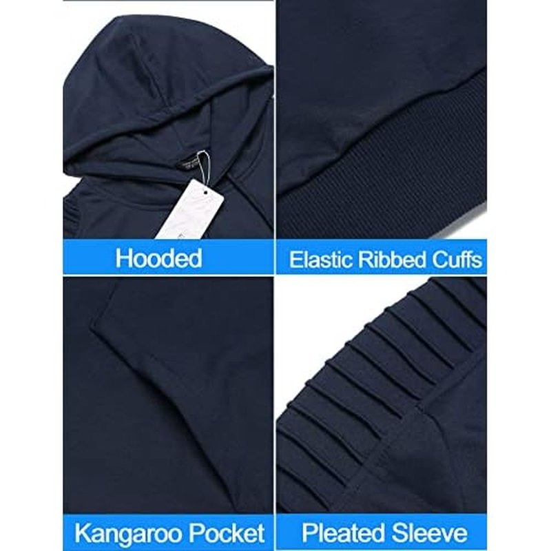 COOFANDY Men's Tracksuit 2 Piece Hoodie Sweatsuit Sets Casual Jogging Athletic Suits