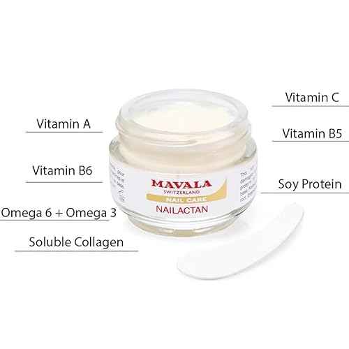 Mavala Nail Care Nailactan Nutritive, Nail Cream In Jar, Supports Damaged Nails, Nourishing, Moisturizing Nail Care Cuticle Cream, Promotes Nail Growth, 0.5 Ounce Jar