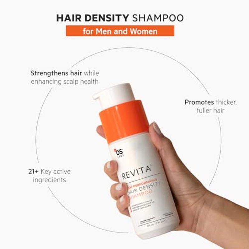 DS Labs Revita Shampoo & Revita Tablets Kit, 205mL & 30 Tablets ? Scalp First Cleanse & Daily Supplement for Fuller Looking, Thicker Looking Hair, Sulfate & Silicone Free, for Men & Women