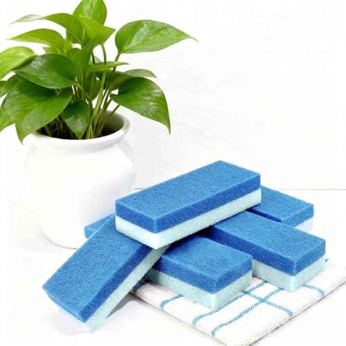 6 Pack Foot Pumice Stone for Feet Callus and Foot Scrubber Dead Skin Remover (Blue)