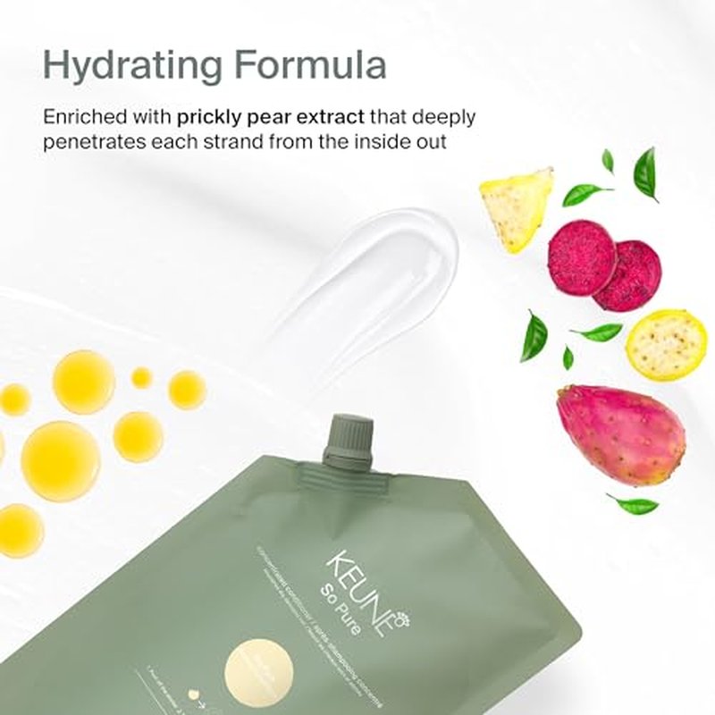 Keune So Pure Restore Conditioner Refill, Moisturizing and Nourishing Formula, 13.5 Fl Oz