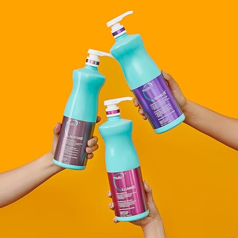 Malibu C REHYDR8 Moisture Conditioner - Hydration Boosting Concentrate for Dry, Brittle Hair - Strand Reviving, Hydrating Conditioner for All Hair Types
