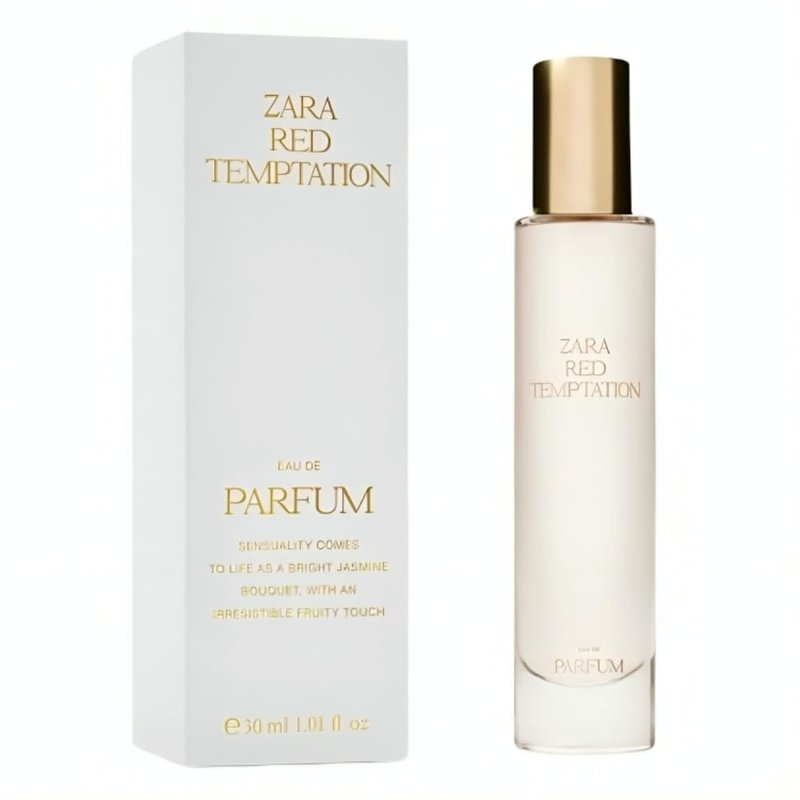 Zara Red Temptation Women's Perfume - Luxurious Floral & Woody Amber EDP | 30ml (1.0 fl. oz)