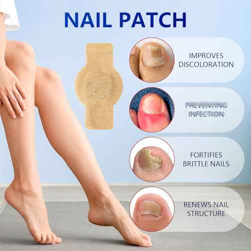 Toenail Treatment Extra Strength - Nighttime Nail Patches,Overnight Toe Nail Treatments for Damaged Nails Foot Nails Repair and Care (21Pcs)