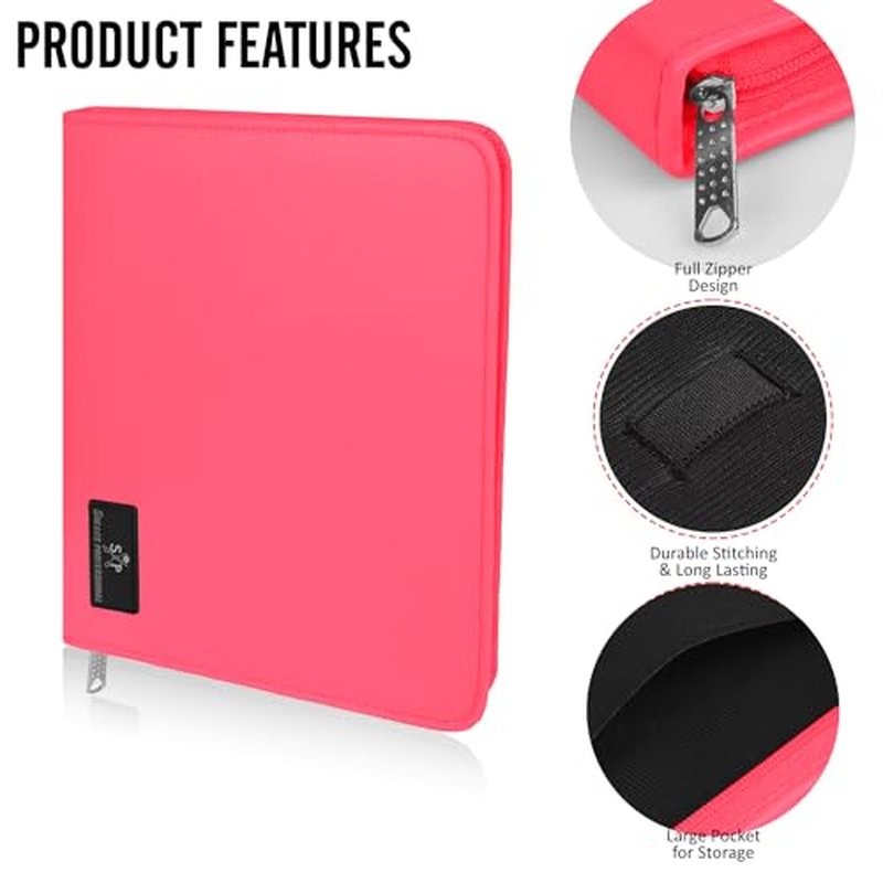Case Holds 10 Grooming or Beauty Shears (PINK)