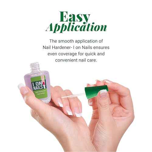 I On Nails: Ultimate Nail Strengthener, Growth & Repair, Clear Polish Hardener, Keratin Treatment for Damaged Nails - Hard as Nails Elixir.