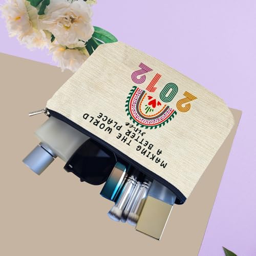 13 Year Old Girl Gift Ideas, 13th Birthday Gifts for Teenage Girls, Funny 2012 Birthday Decorations Makeup Bags for Her, Sister, Daughter, Niece, Cute Cosmetic Travel Pouch for Teen Girls Trendy Stuff