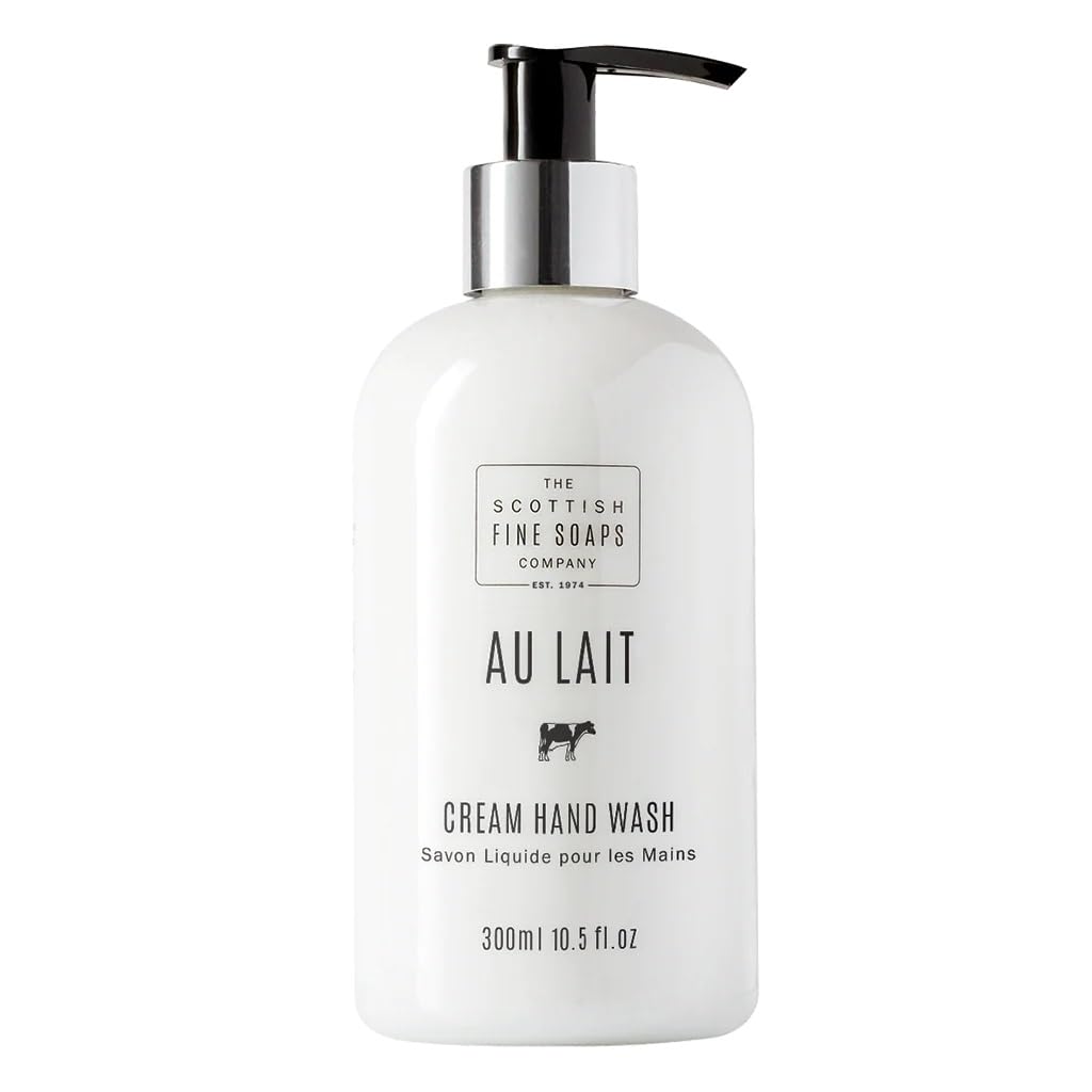 Au Lait Cream Hand Wash for Women - Scottish Fine Soaps | 10.5 Ounce