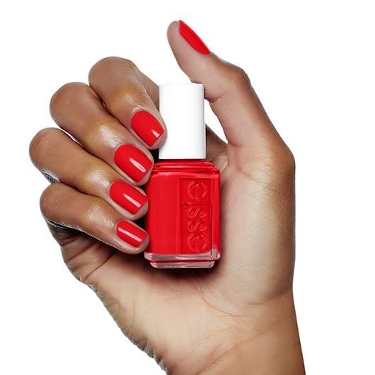 Essie Nail Polish - Lacquered Up 522 | Vibrant Red Color, 0.45 oz