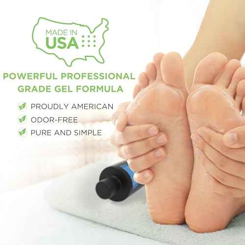 Callus Remover Gel ? Professional Foot Callus Removal for Smooth Feet & Cracked Heels ? Extra Strength Callus Gel with Pumice Stone ? 8oz, Made in USA