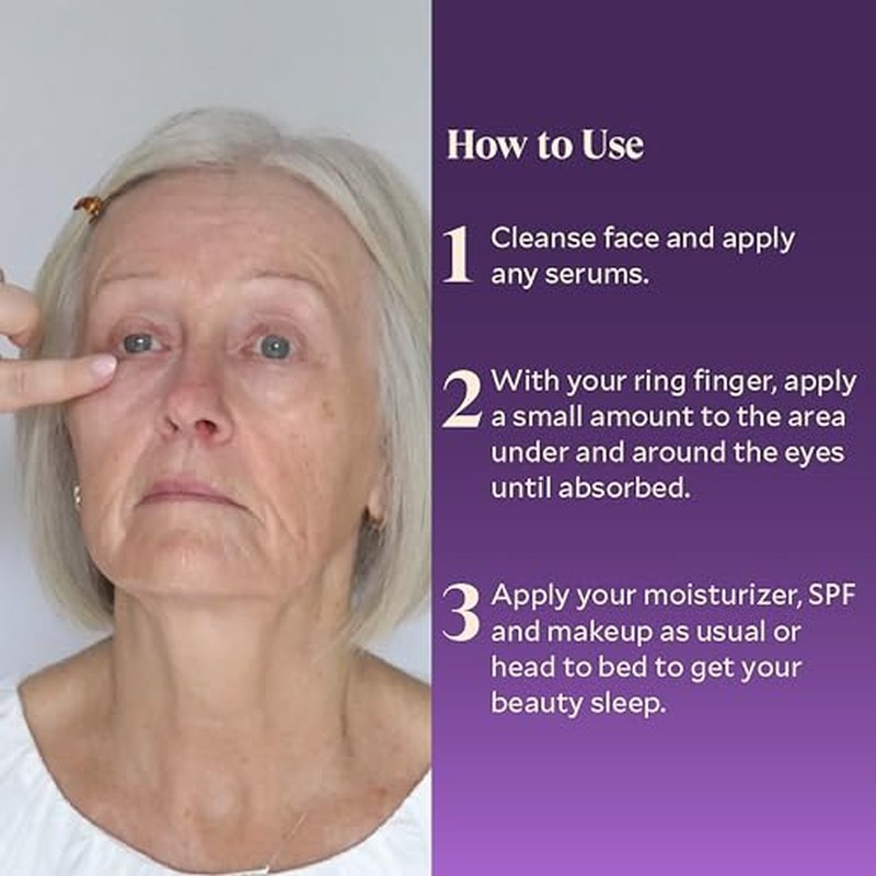 FI?RA Bakuchiol Firming Eye Cream - Designed Specifically For Mature Skin - Targets Wrinkles, Anti-Aging, Dark Spots, and Fine Lines - Hydrating and Rejuvenating Formula - 15 ML / 0.5 FL. OZ.