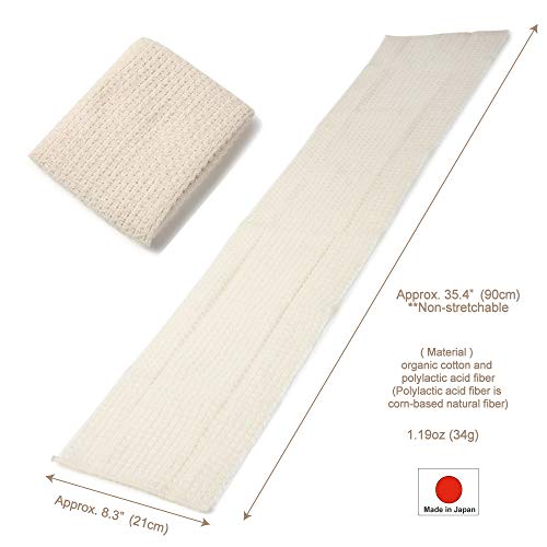 Exfoliating Washcloth [Made in Japan] Shower Back Scrubber, Natural Loofah