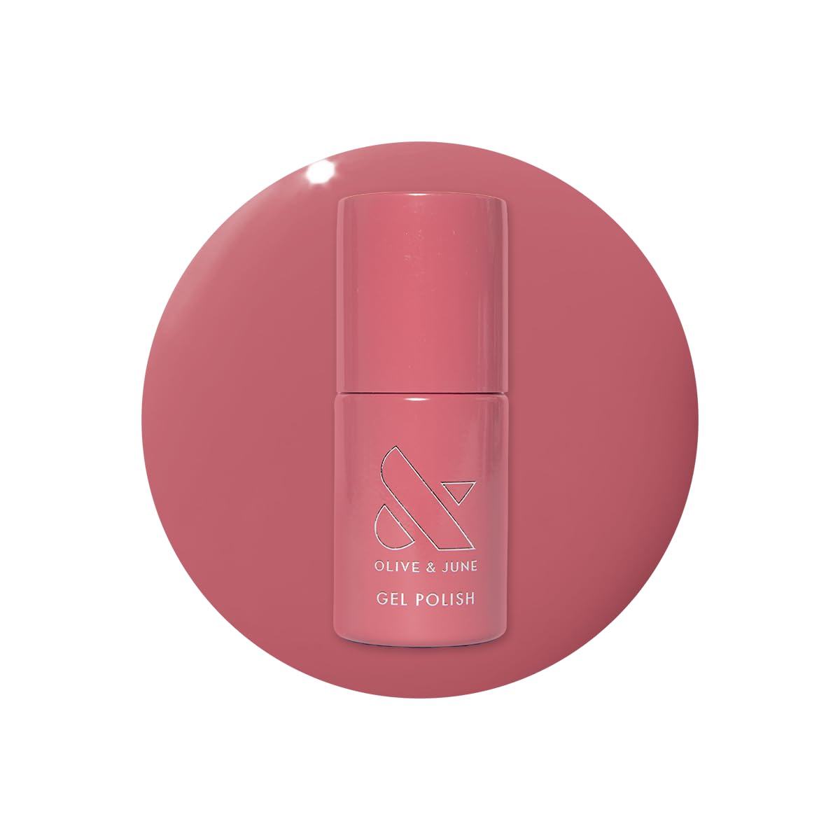 Olive & June Summer Gel Nail Polish | Hema Free | UV LED Nail Lamp Needed | Long Lasting Formula | Up to 21 Days of Wear | Damage-Free Removal | Salon-Quality Manicure Pedicure | Boysenberry Glass