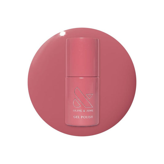 Olive & June Summer Gel Nail Polish | Hema Free | UV LED Nail Lamp Needed | Long Lasting Formula | Up to 21 Days of Wear | Damage-Free Removal | Salon-Quality Manicure Pedicure | Boysenberry Glass