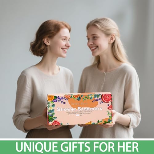 Birthday Gifts for Women 18 Pack Shower Steamers Aromatherapy Essential Oils, Birthday Gifts for Women, Her, Mom, Sisters, Best Friends, BFF, Wife, Luxury Relaxation Self Care Relief Relax