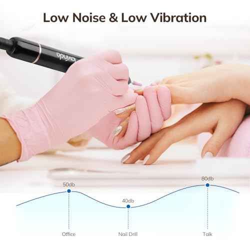 Lavinda 35000RPM Electric Nail Drill, Professional Cordless Nail Drill Machine Portable Rechargeable Nail Efile for Acrylic Gel Nails, Manicure Pedicure Tools for Salon Home Use-Leopard Print