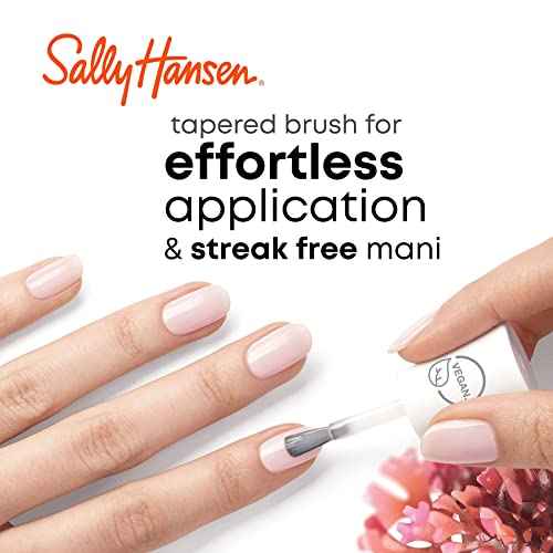Sally Hansen Good. Kind. Pure. Nail Polish Top Coat | Plant-Based, Vegan, 16-Free Formula | Clear Nail Polish