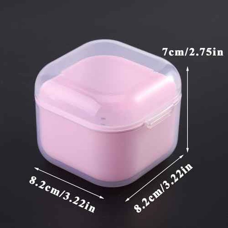 Nail Tool Sterilizer Box Plastic Disinfectant Container for Nail Art Accessories Tools, Portable Nail Drill Bits Sterilizer Tray with Strainer, Soaking Tray Clean Box Manicure Equipment
