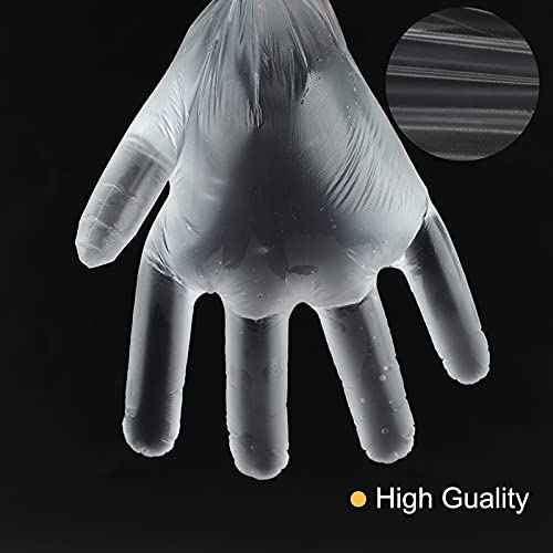 100pcs Paraffin Wax Bath Liners for Hand, Niubow Plastic Thermal Therabath Glove, Hot Wax Therapy Mitten Bags Covers for Heated Mitts Treatment