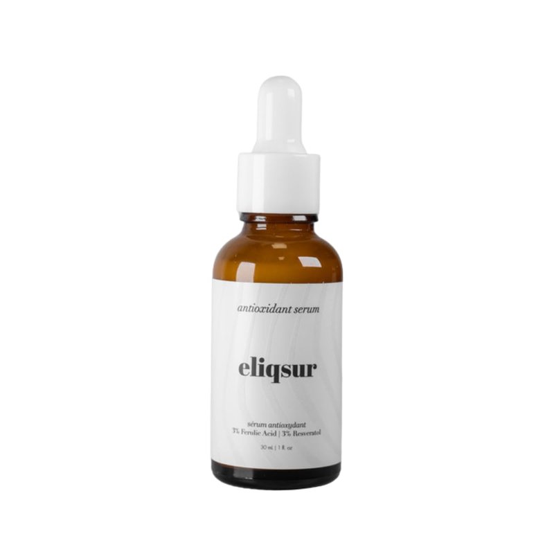 Eliqsur Antioxidant Serum - with Ferulic Acid, Resveratrol & Aspalathus Linearis - Vitamin C for Face - Brighten Complexions & Protect Skin's Surface