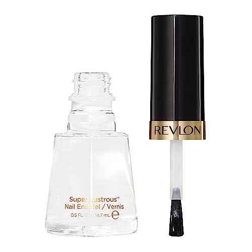 Revlon Super Lustrous Nail Polish, Chip-Resistant & Longwear Formula, High Shine Finish, 771 Clear, 0.5 fl oz