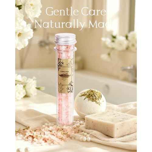 Coralogo Natural Spa Gift Baskets - Natural Pampering Spa Set, Self-Care Get Well Soon Basket,Thank You Gifts, Unique 11pcs Gift Set for Birthday Christmas Valentines Day Mothers Day