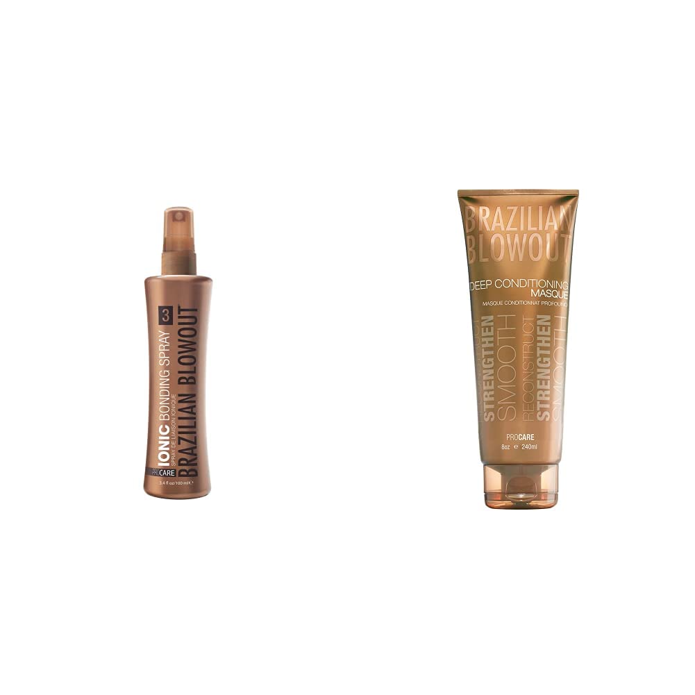 Brazilian Blowout Ionic Bonding Spray - Frizz Control & Shine | 3.4 fl oz