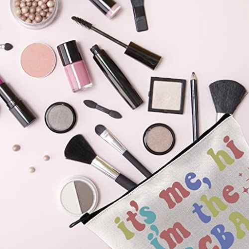 TSOTMO BCBA Zipper Makeup Bag It's Me, Hi I'm The BCBA It's Me Bag Applied Behavior Behavioral Therapist (BCBA)