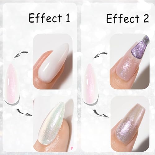 AZUREBEAUTY Chrome Quick Dry Nail Polish | Shine Pearl, Natural Lustrous Enamel | DIY Manicure & Pedicure with Chrome Finish