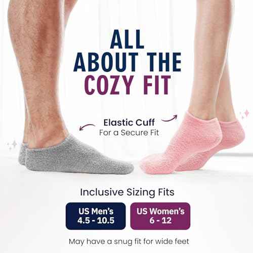 Dr. Frederick¡¯s Original Moisturizing Gel Socks for Men & Women ? Dry Feet & Cracked Heel Treatment ? Full Foot Gel Lining with Mango Butter, Shea Butter, Jojoba & Coconut Oil ? Plush Pink