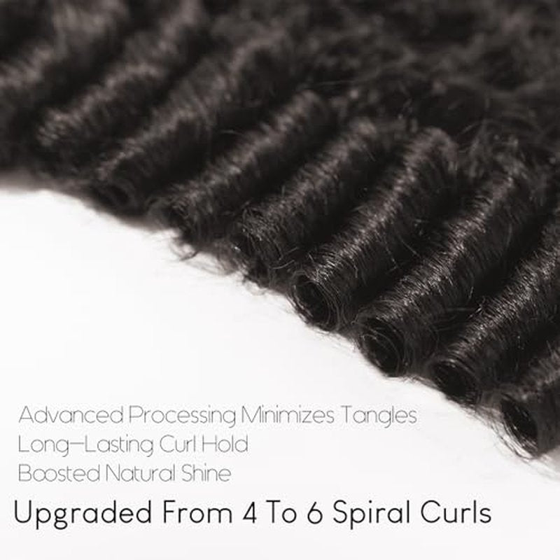 WEQUEEN Burmese Curly Bundles Human Hair 16A Brazilian Virgin Hair 16 Inch Thick Weave Natural Black