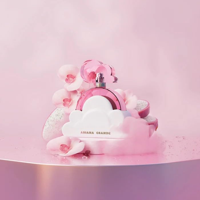 Ariana Grande Cloud Pink Eau de Parfum | Long-Lasting Fragrance with Dragon Fruit & Vanilla Orchid for Women