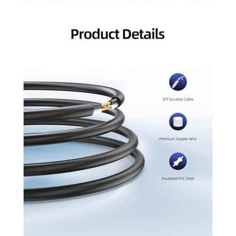 5V 5FT USB Charger Cord Fit for Philips Norelco 2000 2400 2600 3600 3900 5400 5000X 7200 i9000 Wet & Dry Electric Shaver Series 3000 5000 7000, Fit for Phillips QP2724 QP2834 Trimmer Razor Power Cord