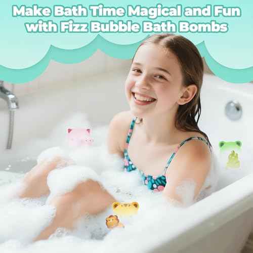 Christmas Advent Calendar 2025 Kids Bath Bombs with Surprise Toys Inside, 24 Days of Christmas Countdown Calendar Bath Bombs with Animal Toys Birthday Xmas Gift for Children Boys Girls