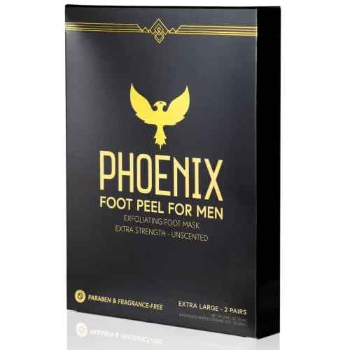 (Pack of 2) for Men - Extra Large - Extra Strength - Exfoliating Dry Feet Treatment - Callus Remover - Unscented - Paraben and Fragrance Free