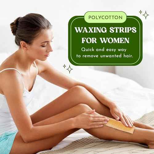 Moom Waxing Strips for Women (48 Count) Polycotton, Specially Engineered for Maximum Hair Removal ? Perfect for Bikini, Leg, Eyebrow, Body & Face Wax (only include strips)