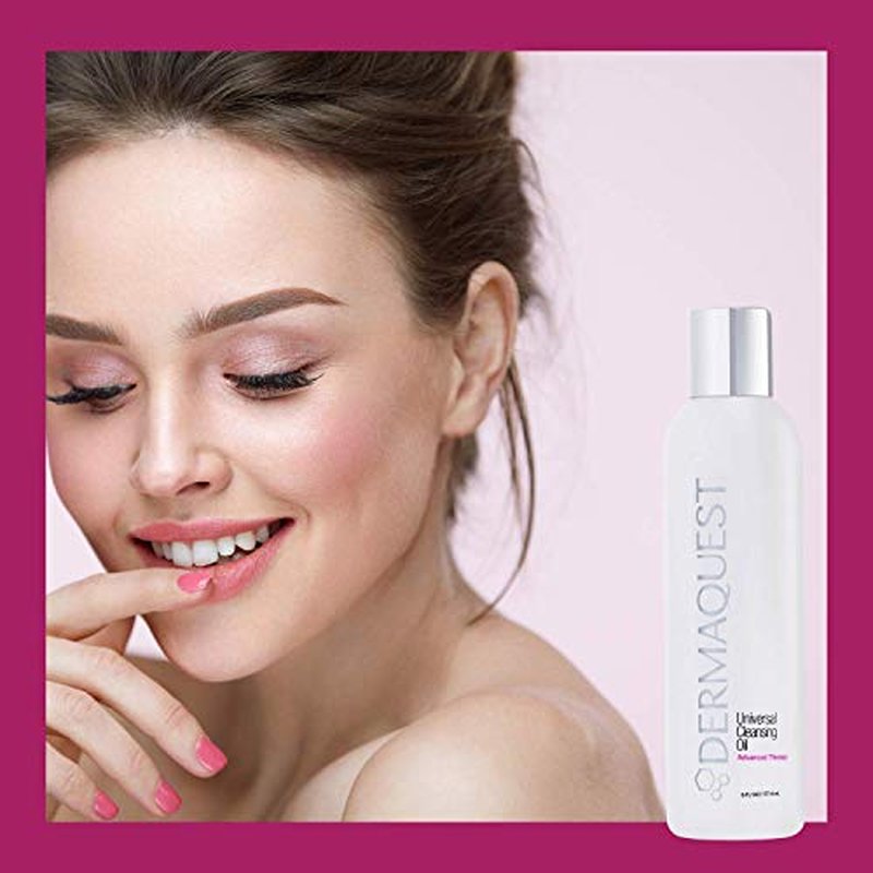 DermaQuest Advanced Therapy Universal Anti Aging Cleansing Oil and Makeup Remover - For Dry, Oily and Sensitive Skin - Nourishes & Soothes - Non-Comedogenic (6oz)