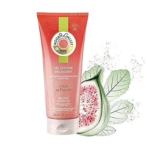 Roger & Gallet Body Wash - Fleur De Figuier Shower Gel for Women | 6.6 Oz Tube