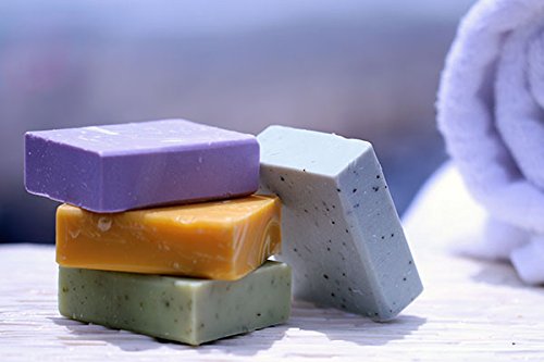 Organic Luxury Handmade 4 Bar Soap Gift Set by KEOMI NATURALS - Gift Boxed & Ready to Give - PAMPER THEM w/LUXURY WHILE LIFTING THEIR SPIRITS