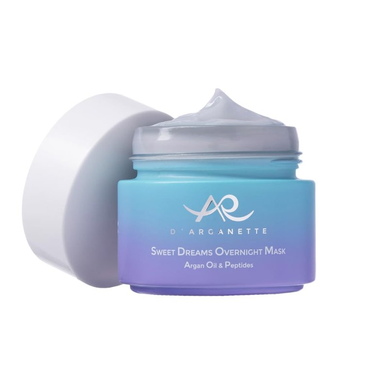 D'Arganette Sweet Dreams Sleeping Mask - Antioxidant-Rich Argan Oil & Peptides | Hydrating Face Moisturizer for Dry Skin - 3.4 oz
