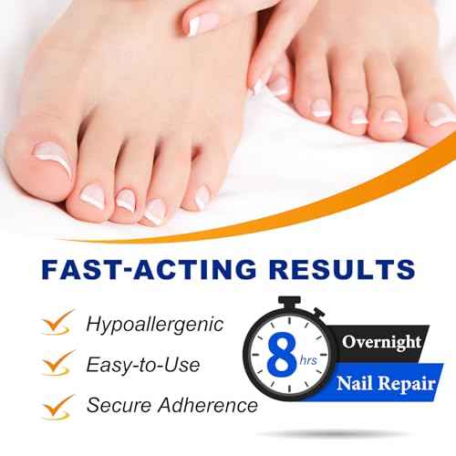 Toenail Treatment Extra Strength, 32 PCS Nail Patches 8-Hour Overnight Nail Repair Effortless Hydrogel Nail Care and Repair for Damaged Nails Overnight Renewal for Men and Women