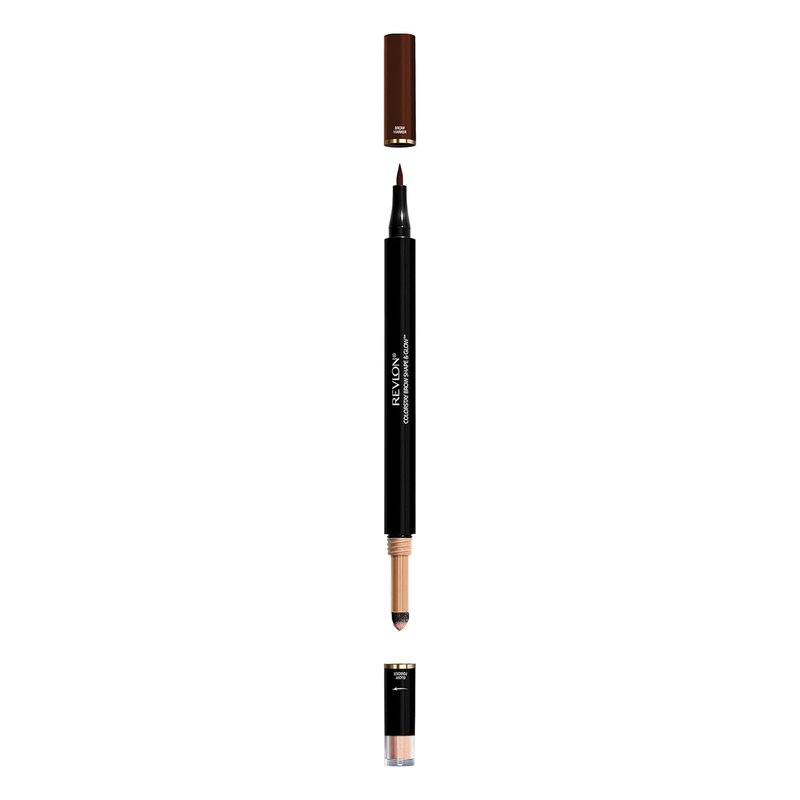 Revlon Colorstay Brow Marker & Highlighter - Dark Brown, 0.02 Oz Marker | 0.008 Oz Highlighter