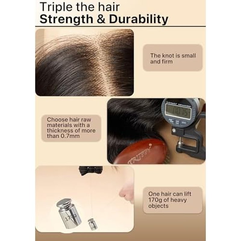 Triippy Raw Hair 2x6 HD Lace Closure Body Wave More Less Shedding than Regular Virgin Hair, 0.10mm Ultra-Thin 2x6 Swiss Real HD Lace with 100% Raw Cambodian Human Hair£¨16 Inch£©