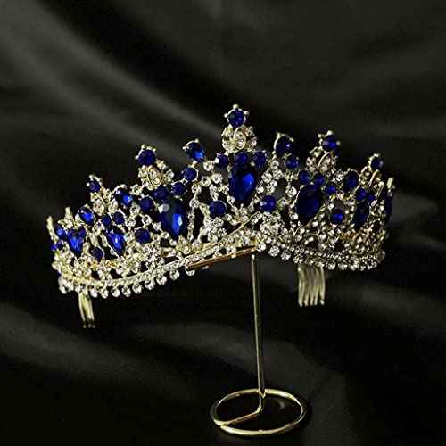 Vintage Baroque Crown Tiara Diadem Wedding Crystal Rhinestone Crown And Tiaras Bridal Hair Jewelry Wedding Hair Accessories