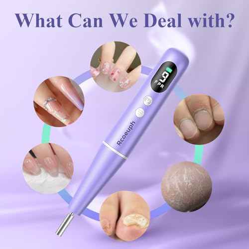 Cordless Nail Drill Kit - 9 Speed Wireless Electric Nail File with LED Display, Portable Nail Drill Machine for Acrylic Gel Nails, Rechargeable 20000RPM Hand Feet Grind Trim Tool for Women Men Baby