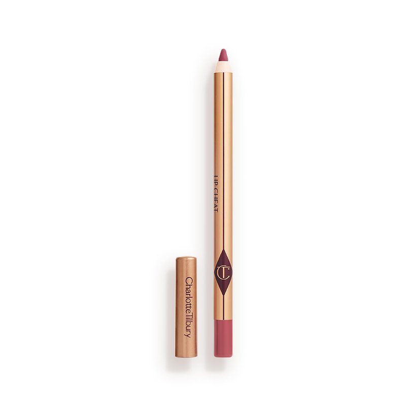 Charlotte Tilbury Lip Cheat Lip Liner Pencil - Gives Lips a Fuller-Looking, Defined Pout - Enriched with Jojoba Oil & Hyaluronic Acid - Waterproof, Smudge-Proof & Transfer-Proof - 90's Pink